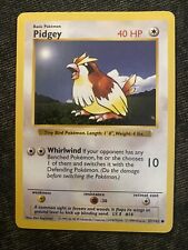 Shadowless Pidgey 57/102 - Base Set - Common Pokemon Card - LP Condition picture