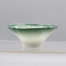 Antique Vintage Salt Cellar Dip Gradient Green Figural Japanese  Asian Porcelain picture