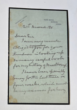 Manuscript General Wolseley, letter ,autograph picture