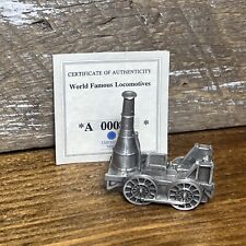 Pewter American Mint Locomotive Best Friend Of Charleston Train World Famous COA picture