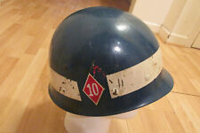 Navy/ Air force MP or police helmet liner Korean war picture
