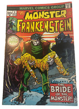 Marvel Comic #2 The MONSTER OF FRANKENSTEIN March 1973  Vintage Original picture