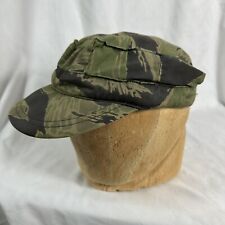 Vietnam War Tailored Tiger Stripes Camo Hat Cap Size 7 1/8 Original picture
