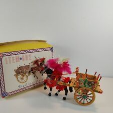 Vintage Sicilian Horse Mule Carts - Made In Italy  Ferrara Confectionery #602  picture