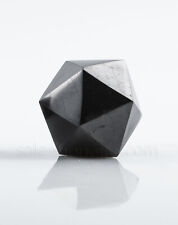 Platonic solids Shungite polished Icosahedron 40mm EMF protection Karelia 1,57