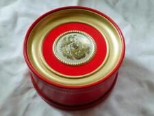 Imperial Dragon Tin Red Gold Phoenix Biscuit Tin Bird of Happiness picture