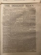 Deseret News Truth And Liberty 24 March 1875 Vol. XXIV NO. 8 picture