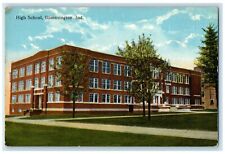 c1910 High School Exterior Building Bloomington Indiana Vintage Antique Postcard picture