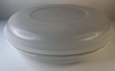 Vintage Tupperware 5-Compartment Serving Container with Lid Ivory/Beige 1708-5 picture