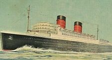 c.1939 Vintage Postcard, RMS Mauretania, Cunard White Star Lines BN3 Cruise Ship picture