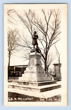 RPPC 1918. GAR MONUMENT. SAC CITY, IOWA. POSTCARD. HH16 picture