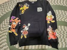 Disney Parks 2022 Halloween Mickey & Friends Pullover Crew Sweatshirt NWOT XS picture