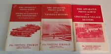 Fire Apparatus Photo Album Book, Muster Books By The Visiting Fireman Lot picture