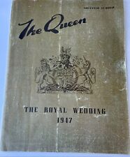Vintage ‘The Queen’ The Royal Wedding 1947 Edition Magazine picture