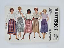 Vintage Butterick Uncut Sewing Pattern 3131 Skirts Past The Knee Size 14, 16, 18 picture