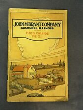 Antique John M Brant Co. 1926 No.21 Catalog Farm Machinery and Supplies picture