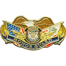 GL4-017 CBP Officer Field Operations Honor Guard off duty lapel pin non-uniform picture