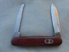OLD VINTAGE RODGERS SHEFFIELD ENGLAND RED SCOUT SAW KNIFE STAINLESS picture