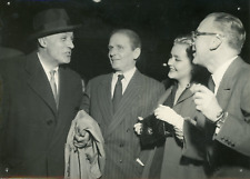 Charles Boyer, Dominique et Pierre Blanchard, in Paris Vintage Silver Print Shooting picture