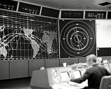 INFORMATION WALL IN MISSION CONTROL DURING GEMINI 8 - 8X10 NASA PHOTO (AA-395) picture
