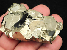 PYRAMID Shaped Crystals Tetrahedron PYRITE Crystal Cluster From Peru 143gr picture
