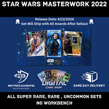 Topps Star Wars Card Trader MASTERWORK 2022 ALL Super Rare / Rare Workbench Sets picture