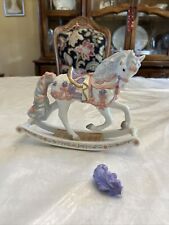 Vintage 1991 LENOX Victorian Rocking Horse Fine Porcelain picture