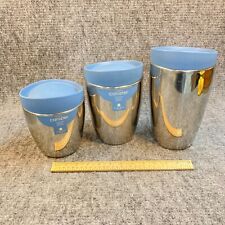 MCM Michael Graves Canister Set 3 Pc Stainless Steel 90-75-60 oz. New Old Stock picture
