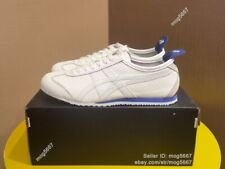 Classic Onitsuka Tiger MEXICO 66 White/Blue Running Shoes Unisex New D4J2K-0142 picture