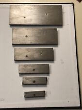 Starrett Adjustable Parallels No. S 154 L Set of Six 3/8 to 2-1/4 Range(NXT) picture