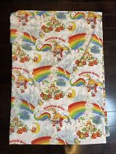 Rainbow Brite Bed Sheets 1983 Vintage Hallmark Twin Fitted Flat Pillowcase Set 3 picture