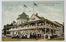 1909 Antique Postcard Epworth Heights Hotel Ludington Michigan Mason Lake MI Old picture