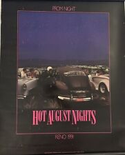 Hot August Nights Official Poster 1991 *Prom Night * 28x22 Vintage Reno Car Show picture