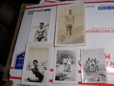 VINT SNAPSHOT PHOTO LOT, YOUNG MEN IN BATHING SUITS, GAY INT #1 picture