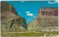 Big Bend National Park Tx Santa Elena Canyon Vintage Postcard Texas Chrome  picture