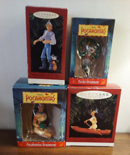 Disney Pocahontas Ornament Lot Of Four (4) Grolier Hallmark picture