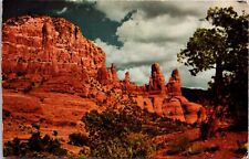 Postcard Red Rock Formations Oak Creek Canyon Flagstaff Arizona [bv] picture