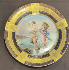 Royal Vienna Cabinet Decorative Plate Antique * Chipped See Photos picture