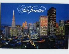 Postcard San Francisco at Night California USA picture