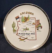Vintage Arizone The Grand Canyon State Souvenir Plate picture