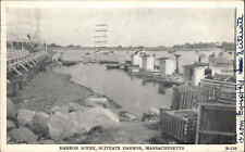 Scituate Harbor Massachusetts MA Harbor Scene Waterfont Vintage Postcard picture