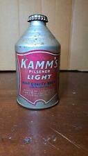 Rare Vintage Kamm's cone top beer can(empty) with cap picture