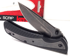 KERSHAW KS1312 Black SCRIP Spring Open Assisted Tactical Folding Pocket Knife picture