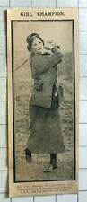 1915 Miss Vera Ramsay Of Leatherhead Wins Women's Golf Championship Boston picture