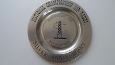 RENO NATIONAL CHAMPIONSHIP AIR RACES SILVER ANNIV. 1988 PARTICIPANT PEWTER PLATE picture