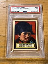 1952 Look 'N See Napoleon Bonaparte French Leader #67 PSA 5 picture
