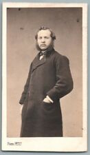 1860's CDV Man in the Coat, to be identified. Photo Pierre Petit in Paris. Men picture