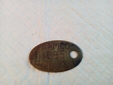 VINTAGE ARMCO STEEL ASHLAND KY EMPLOYEE ID BADGE picture