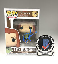 ANYA TAYLOR-JOY SIGNED AUTOGRAPH FUNKO POP THE QUEEN'S GAMBIT 11 22 BECKETT BAS picture