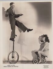 Larry & Lynn - King & Queen of Unicycle (1940s) ❤ Paramount Photo K 405 picture